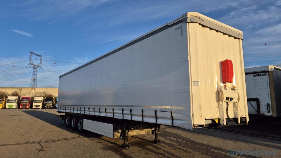 KRONE SD PROFI LINER + paletový koš 32 palet + 2 x zvedací náprava - Naczepa plandeka: zdjęcie 1 KRONE SD PROFI LINER + paletový koš 32 palet + 2 x zvedací náprava - Naczepa plandeka: zdjęcie 1