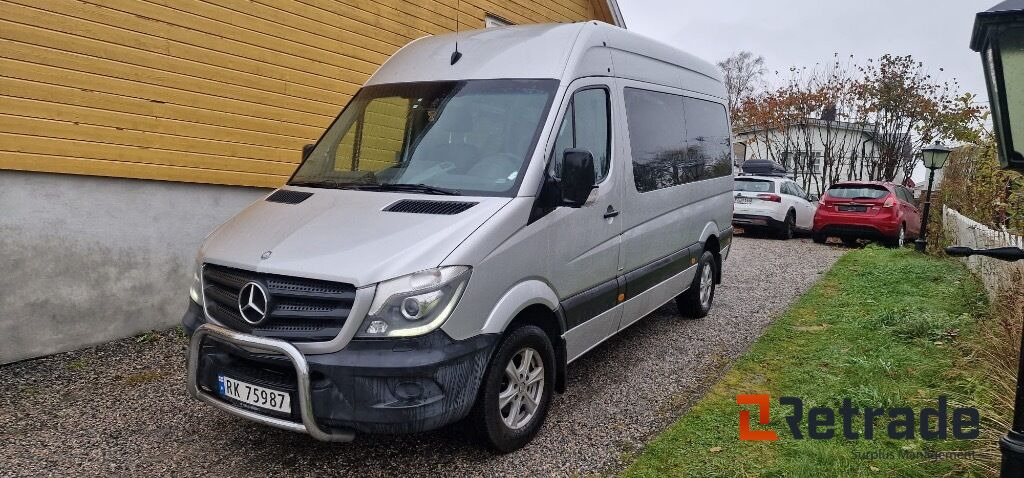2014 Buss 10 seter MERCEDES-BENZ SPRINTER 316 EU-Godkjent - Minibus, Mikrobus: zdjęcie 1 2014 Buss 10 seter MERCEDES-BENZ SPRINTER 316 EU-Godkjent - Minibus, Mikrobus: zdjęcie 1