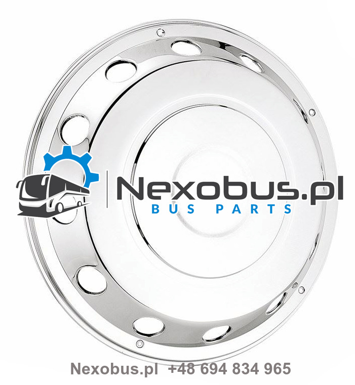 Kołpak 22.5 Nierdzewny przód Bova Neoplan MAN Scania Volvo Irisbus - Opony i felgi do Autobusów: zdjęcie 1 Kołpak 22.5 Nierdzewny przód Bova Neoplan MAN Scania Volvo Irisbus - Opony i felgi do Autobusów: zdjęcie 1