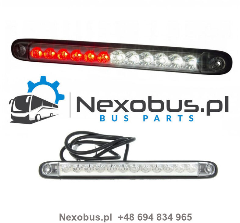 Lampa tył przeciwmgielna/cofania Vanhool TX biały klosz - Tylne światło do Autobusów: zdjęcie 1 Lampa tył przeciwmgielna/cofania Vanhool TX biały klosz - Tylne światło do Autobusów: zdjęcie 1