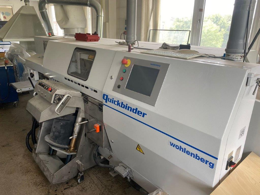 Perfect Binder Wohlenberg Quickbinder with Hotmelt, PUR and Gazing unit - Bindownica: zdjęcie 1 Perfect Binder Wohlenberg Quickbinder with Hotmelt, PUR and Gazing unit - Bindownica: zdjęcie 1