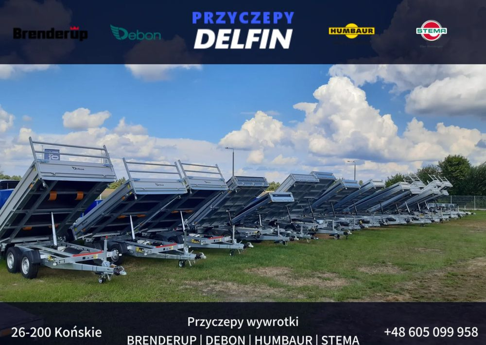 DEBON PW 3.6 Electric 360x180 cm 3.5T - Przyczepa wywrotka: zdjęcie 5 DEBON PW 3.6 Electric 360x180 cm 3.5T - Przyczepa wywrotka: zdjęcie 5