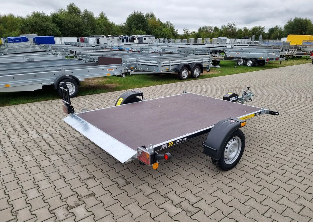 LORRIES PT75-2617 - 255 x 170 cm / 750 kg opuszczana platforma pod quady Can-Am, CF-Moto, Polaris, Spyder - Przyczepa motocyklowa: zdjęcie 4 LORRIES PT75-2617 - 255 x 170 cm / 750 kg opuszczana platforma pod quady Can-Am, CF-Moto, Polaris, Spyder - Przyczepa motocyklowa: zdjęcie 4