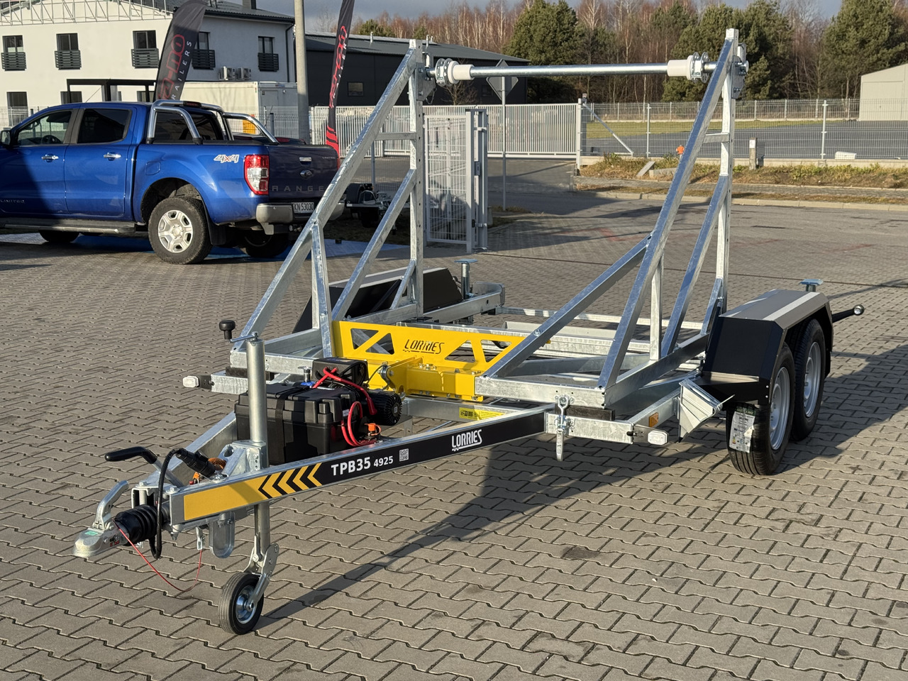 LORRIES TPB35-4925 + wciągarka elektryczna | 3500kg - Przyczepa kablowa: zdjęcie 3 LORRIES TPB35-4925 + wciągarka elektryczna | 3500kg - Przyczepa kablowa: zdjęcie 3
