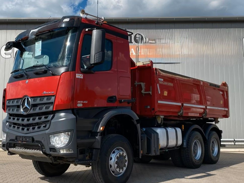 Mercedes-Benz Arocs 3345 | 6x6 Allrad | Wywrotka MEILLER Bordmatik | Euro 6 | - Wywrotka: zdjęcie 2 Mercedes-Benz Arocs 3345 | 6x6 Allrad | Wywrotka MEILLER Bordmatik | Euro 6 | - Wywrotka: zdjęcie 2