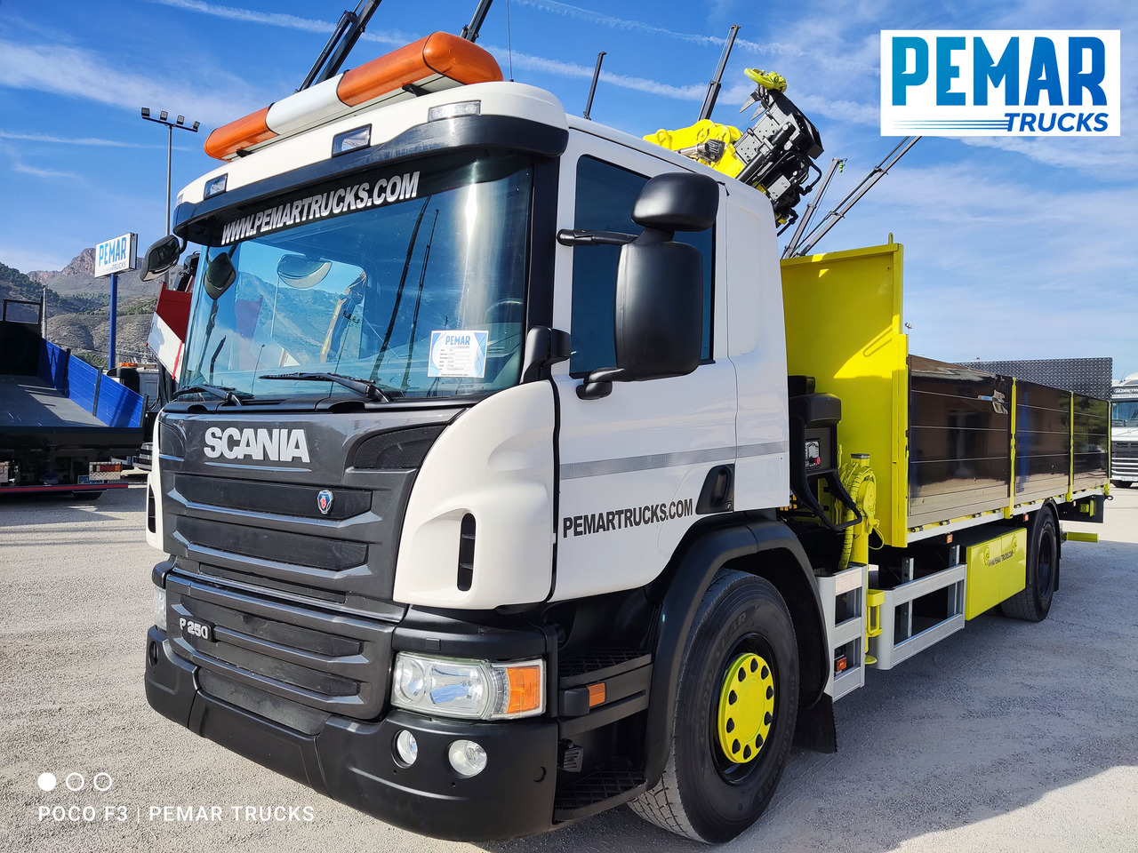 SCANIA P 250 GRUA CAJA FIJA - Samochod ciężarowy z HDS: zdjęcie 2 SCANIA P 250 GRUA CAJA FIJA - Samochod ciężarowy z HDS: zdjęcie 2