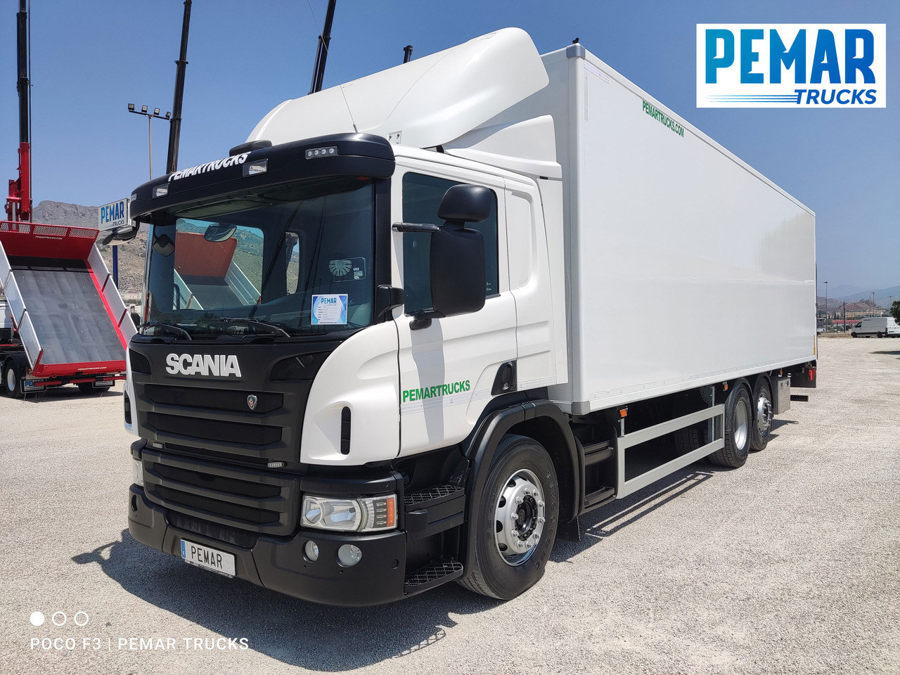 SCANIA P 450 6X2 CAJA CERRADA EURO 6 - Samochód ciężarowy furgon: zdjęcie 1 SCANIA P 450 6X2 CAJA CERRADA EURO 6 - Samochód ciężarowy furgon: zdjęcie 1