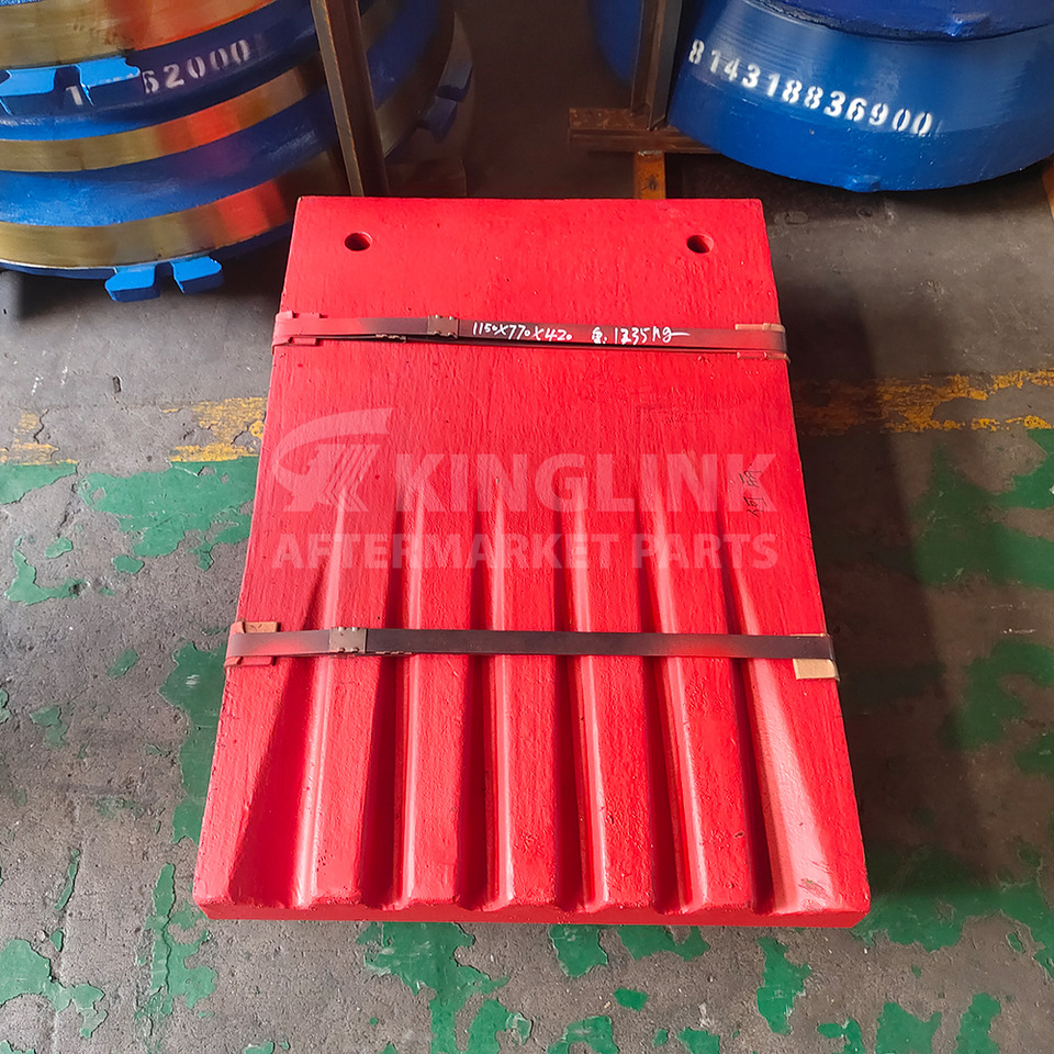 KINGLINK C80 Fixed And Movable Jaw Plates of Jaw Crusher Spare Parts - Części zamienne do Maszyn budowlanych: zdjęcie 3 KINGLINK C80 Fixed And Movable Jaw Plates of Jaw Crusher Spare Parts - Części zamienne do Maszyn budowlanych: zdjęcie 3