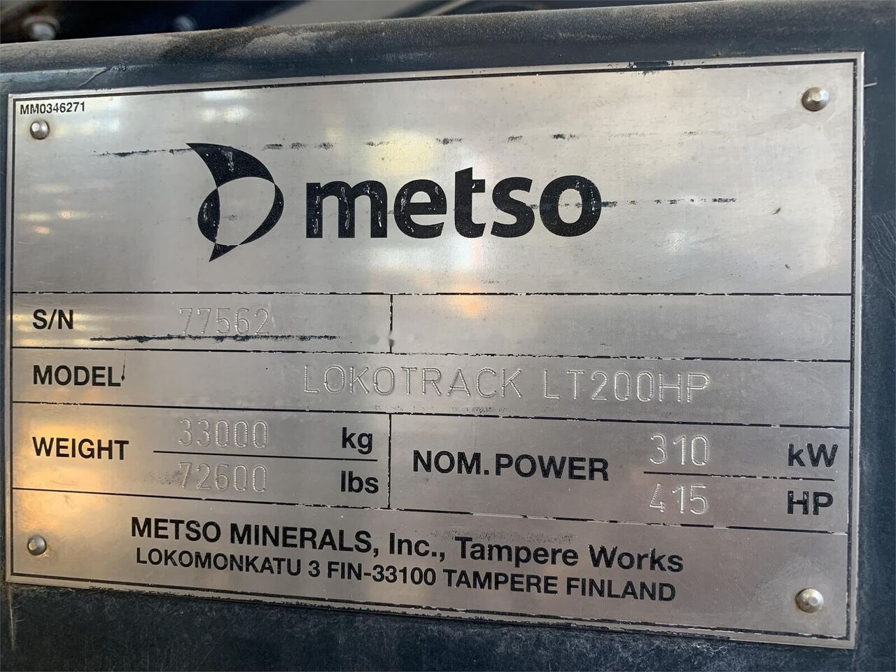 Metso LT200HP - Kruszarka mobilna: zdjęcie 2 Metso LT200HP - Kruszarka mobilna: zdjęcie 2