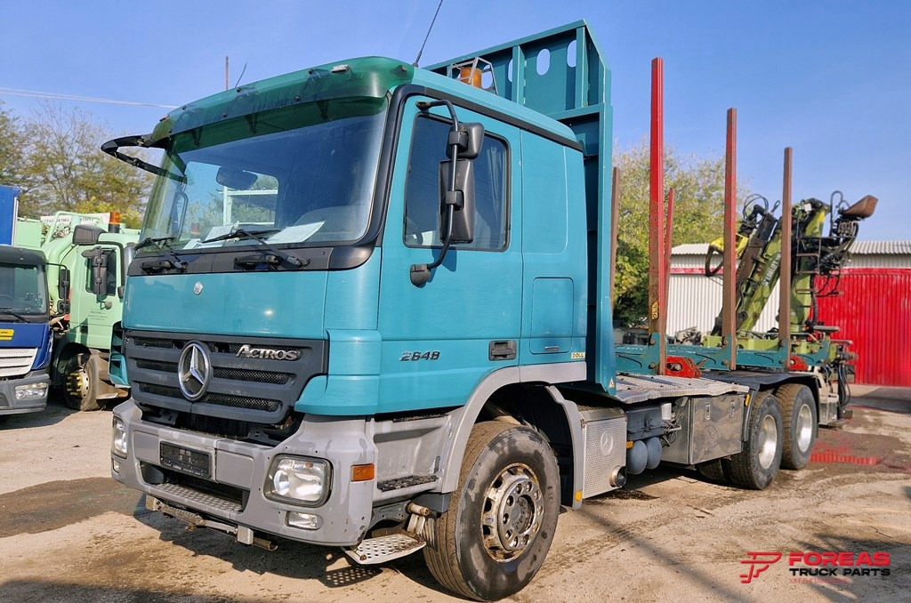 MERCEDES-BENZ ACTROS 2648 6x4 - Samochód do drewna, Samochod ciężarowy z HDS: zdjęcie 3 MERCEDES-BENZ ACTROS 2648 6x4 - Samochód do drewna, Samochod ciężarowy z HDS: zdjęcie 3