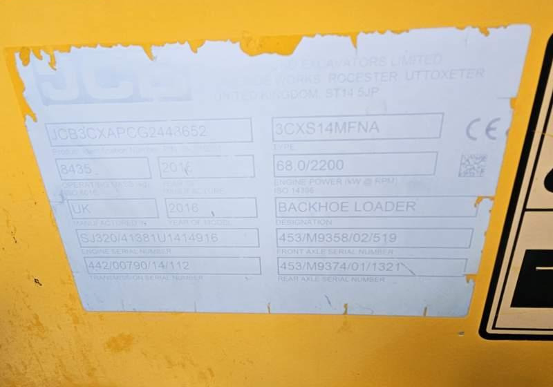 Koparko-ładowarka JCB 3CX SUPER / SPROWADZONA / 7 800 MTH / 92 KM: zdjęcie 14 Koparko-ładowarka JCB 3CX SUPER / SPROWADZONA / 7 800 MTH / 92 KM: zdjęcie 14