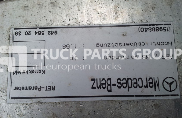 MERCEDES-BENZ Mercedes Actros MP1, MP2, MP3 retarder control unit VOITH, , 534 control unit - ECU do Samochodów ciężarowych: zdjęcie 2 MERCEDES-BENZ Mercedes Actros MP1, MP2, MP3 retarder control unit VOITH, , 534 control unit - ECU do Samochodów ciężarowych: zdjęcie 2