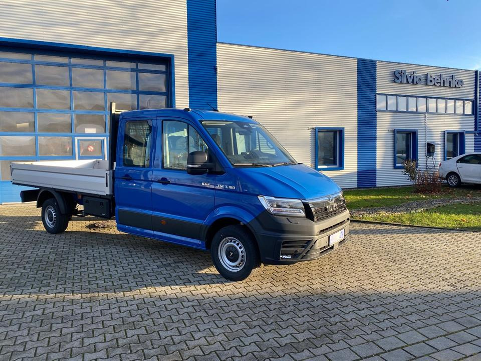 MAN TGE 3.180 4x4 Doka Pritsche Lang *INKL.19% MWT* AUTOMATIK*LED*CAM*AHK*TEMPO*STANDHZG*UVM* - Samochód dostawczy skrzyniowy, Samochód dostawczy doka: zdjęcie 1 MAN TGE 3.180 4x4 Doka Pritsche Lang *INKL.19% MWT* AUTOMATIK*LED*CAM*AHK*TEMPO*STANDHZG*UVM* - Samochód dostawczy skrzyniowy, Samochód dostawczy doka: zdjęcie 1