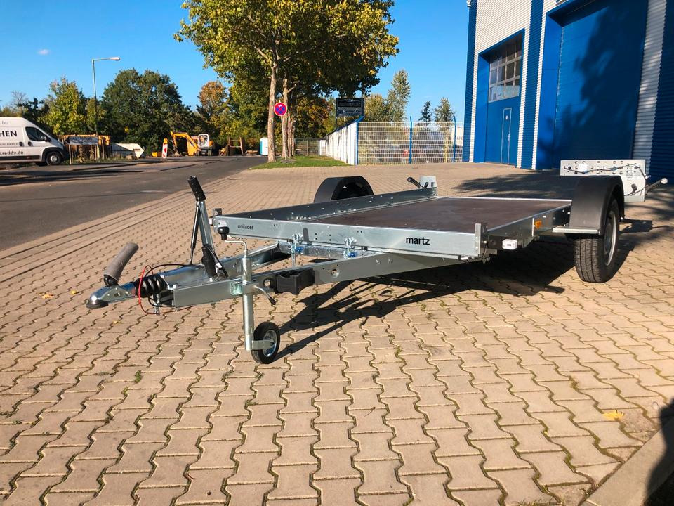 Martz Anhänger / Tieflader 1163Kg Nutzlast mit Knickdeichsel zum Kippen 3250x1850mm *INKL.19% MWST* - Przyczepa motocyklowa: zdjęcie 5 Martz Anhänger / Tieflader 1163Kg Nutzlast mit Knickdeichsel zum Kippen 3250x1850mm *INKL.19% MWST* - Przyczepa motocyklowa: zdjęcie 5