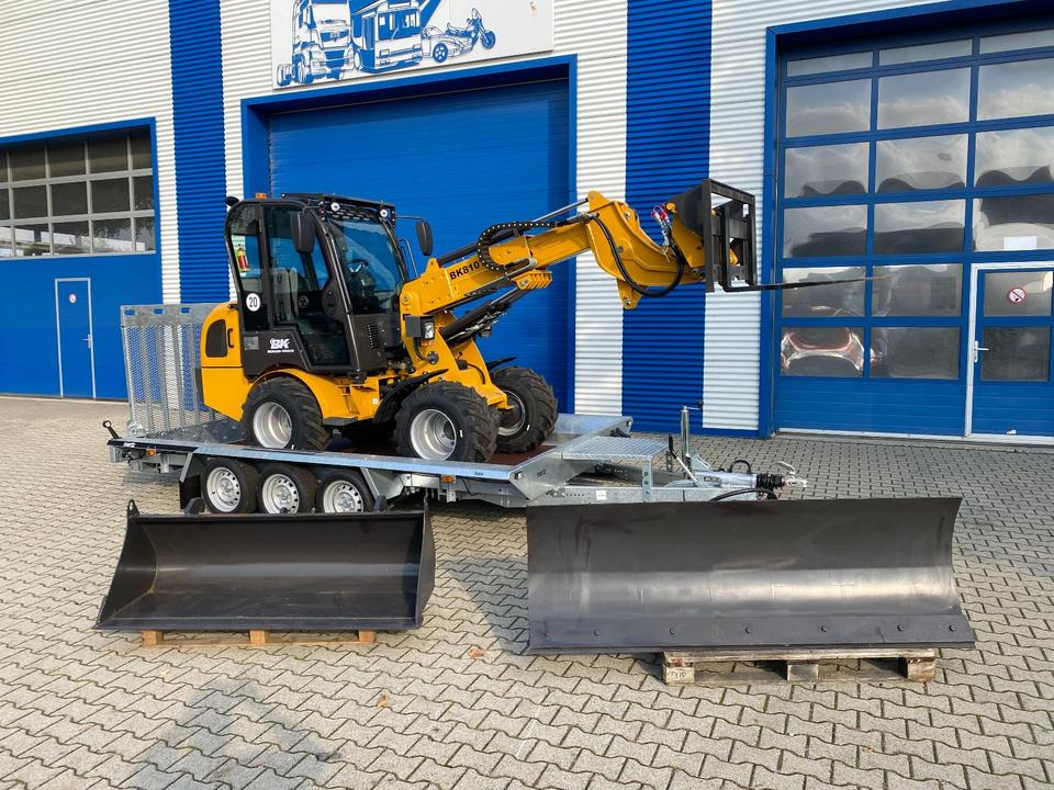 Ładowarka przegubowa, Przyczepa Teleskoplader/Radlader BK810T inkl. Tieflader und Schneeschild *INKL.19% MWST*BERGER KRAUS*KUBOTA*EURO*CE*: zdjęcie 1