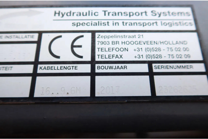 Volvo FE 280 Container / Kabelsysteem H.T.S Kabel, 15 ton, 575 cm 6 Cilinder - Hakowiec linowy: zdjęcie 5 Volvo FE 280 Container / Kabelsysteem H.T.S Kabel, 15 ton, 575 cm 6 Cilinder - Hakowiec linowy: zdjęcie 5