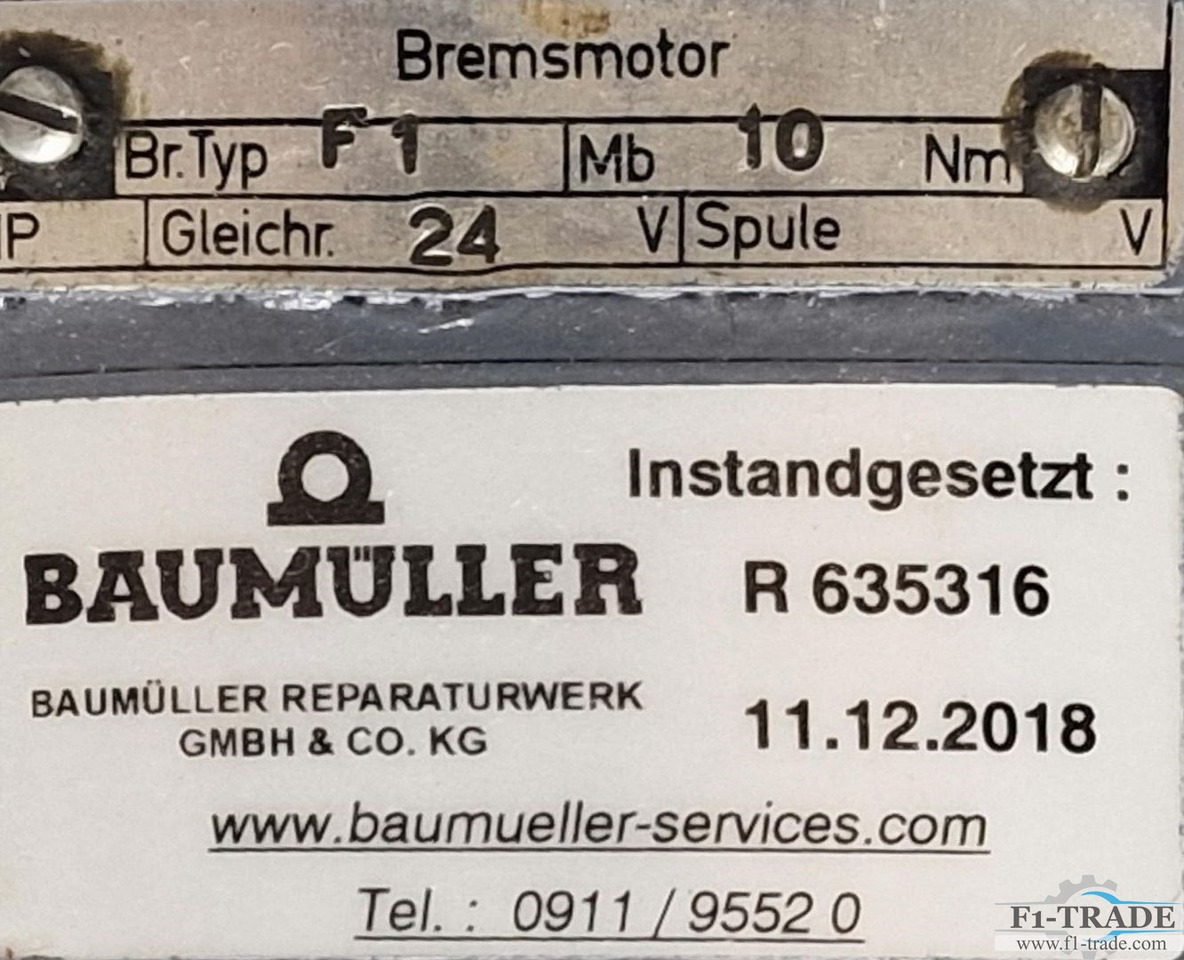 Baumüller F1 - Części zamienne do Maszyn drukarskich: zdjęcie 5 Baumüller F1 - Części zamienne do Maszyn drukarskich: zdjęcie 5