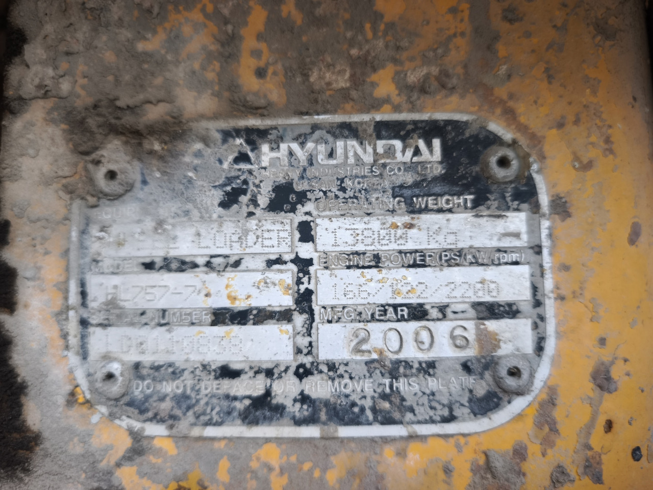 Ładowarka kołowa HYUNDAI 757-7: zdjęcie 7 Ładowarka kołowa HYUNDAI 757-7: zdjęcie 7