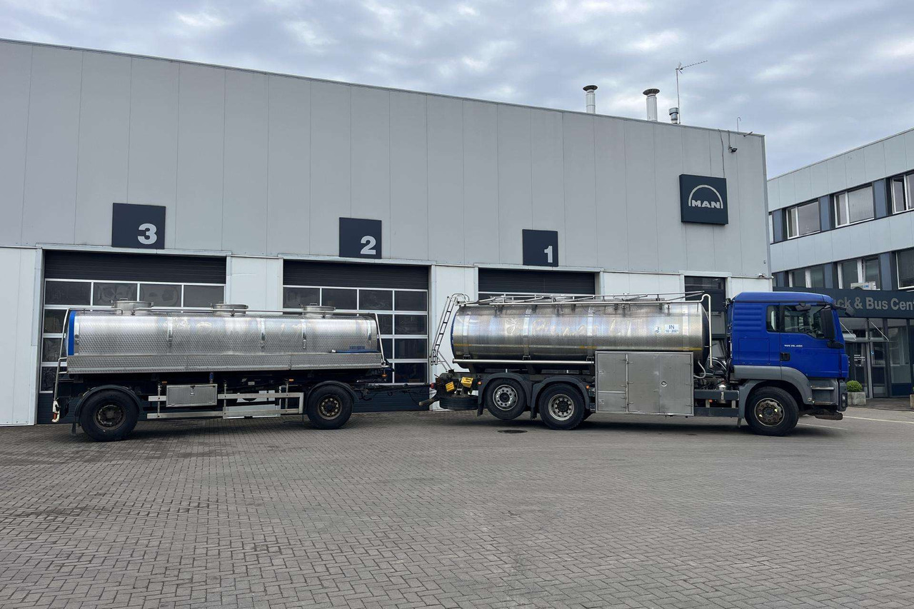 MAN TGS 26.400 6X2-2 Plandex (08632) - Samochód ciężarowy cysterna, Przyczepa cysterna: zdjęcie 2 MAN TGS 26.400 6X2-2 Plandex (08632) - Samochód ciężarowy cysterna, Przyczepa cysterna: zdjęcie 2