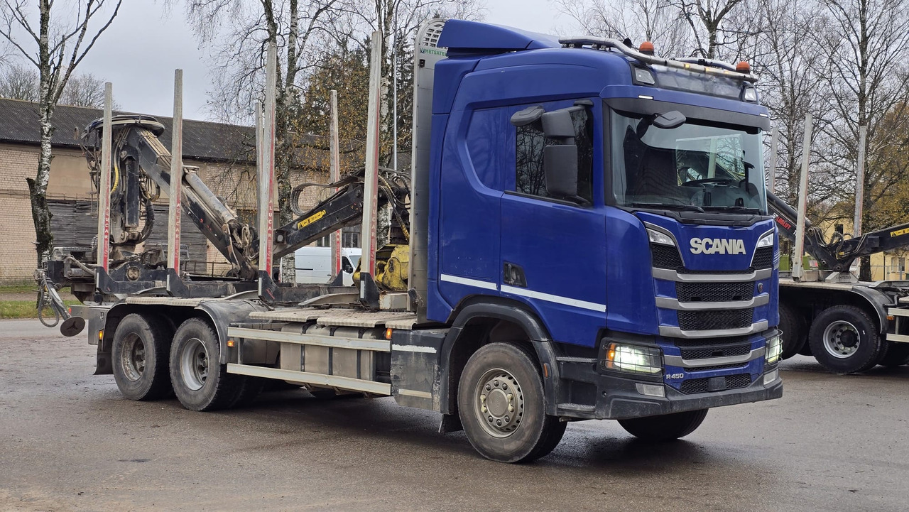 SCANIA R450 - Samochód do drewna, Samochod ciężarowy z HDS: zdjęcie 2 SCANIA R450 - Samochód do drewna, Samochod ciężarowy z HDS: zdjęcie 2