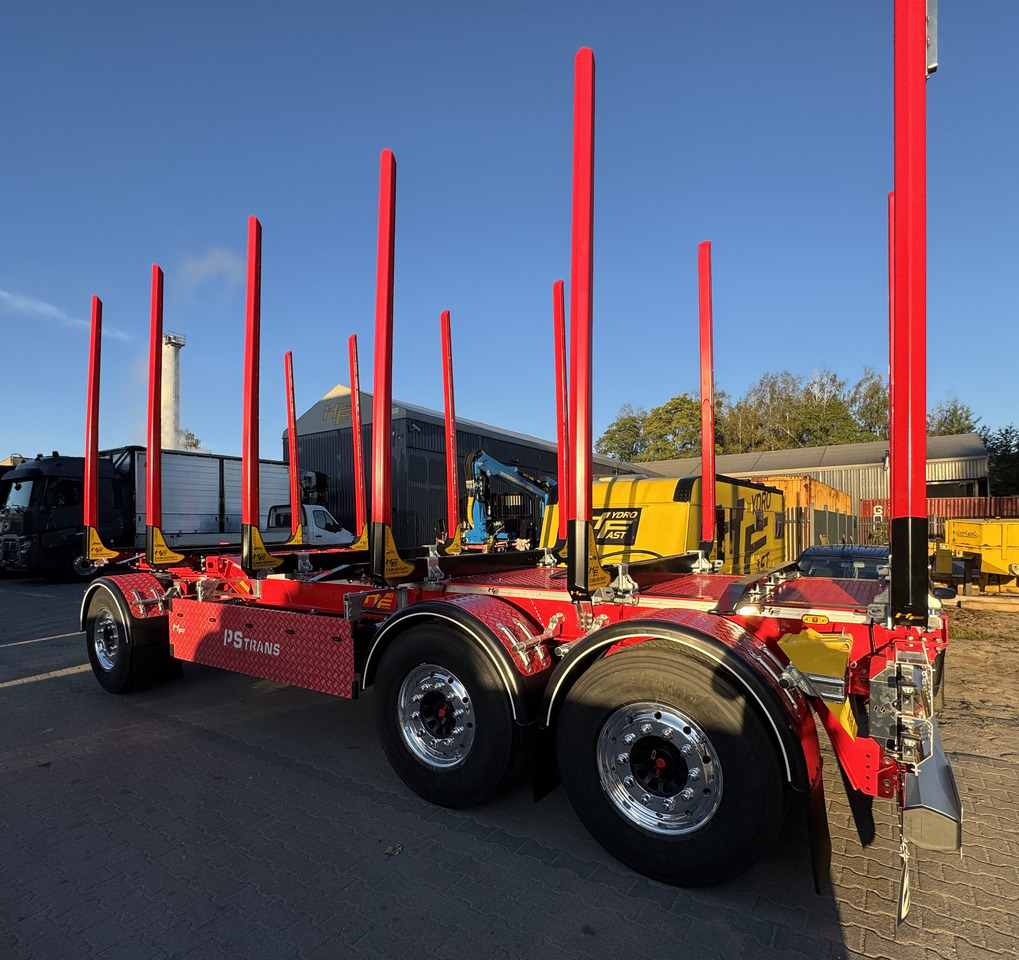 HYDROFAST Przyczepa 3 osiowa / 3 axles timber transport trailer / Remorque à 3 essieux pour le transport de bois / 3-Achs-Rungenanhänger / 3-tengelyes-rönkszállító-pótkocsi / Remorcă pentru transportul lemnului - Przyczepa do drewna: zdjęcie 2 HYDROFAST Przyczepa 3 osiowa / 3 axles timber transport trailer / Remorque à 3 essieux pour le transport de bois / 3-Achs-Rungenanhänger / 3-tengelyes-rönkszállító-pótkocsi / Remorcă pentru transportul lemnului - Przyczepa do drewna: zdjęcie 2