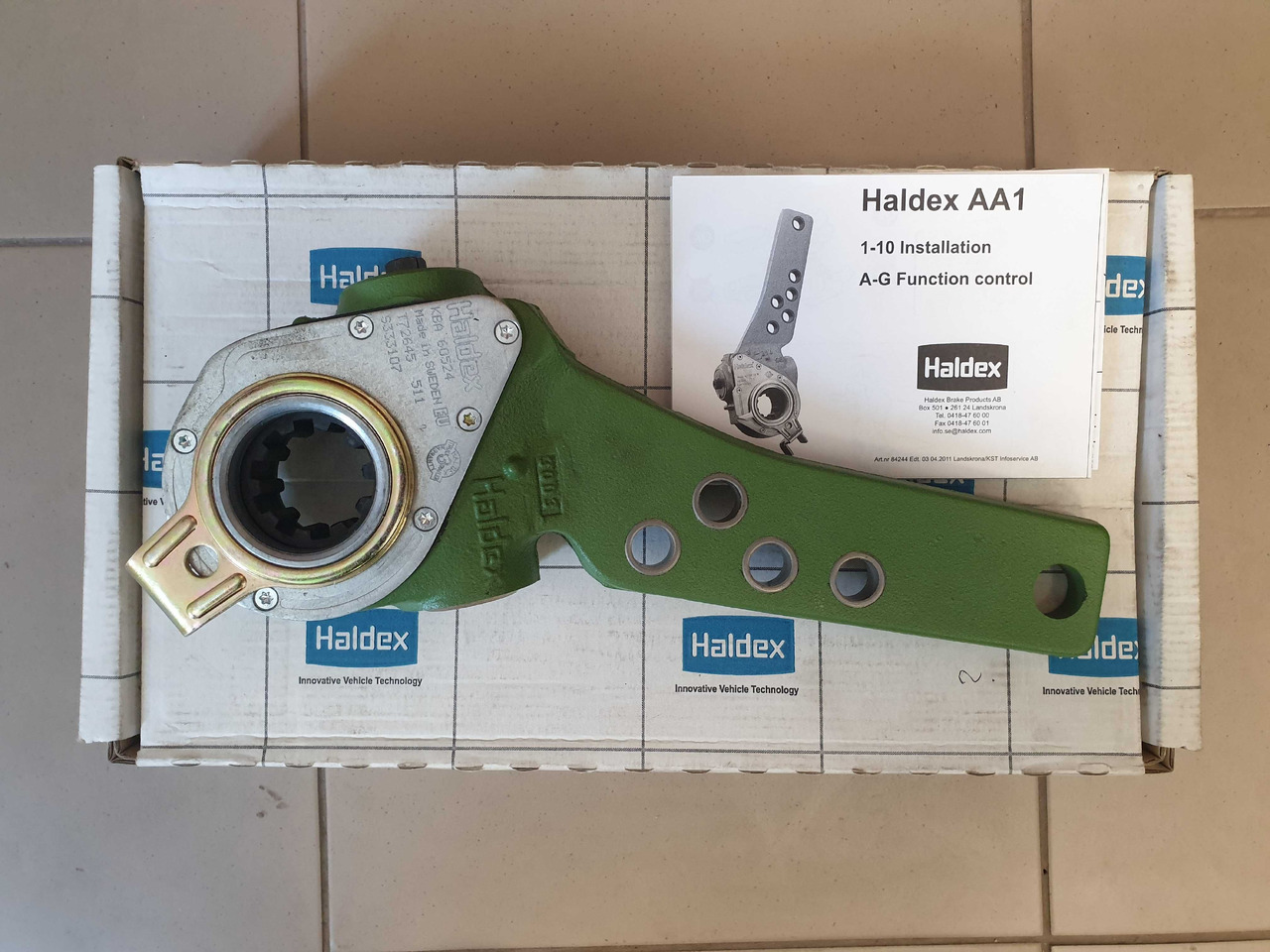 Nastawnik rozpieraka, układ hamulcowy HALDEX 72645C - Części układu hamulcowego: zdjęcie 2 Nastawnik rozpieraka, układ hamulcowy HALDEX 72645C - Części układu hamulcowego: zdjęcie 2