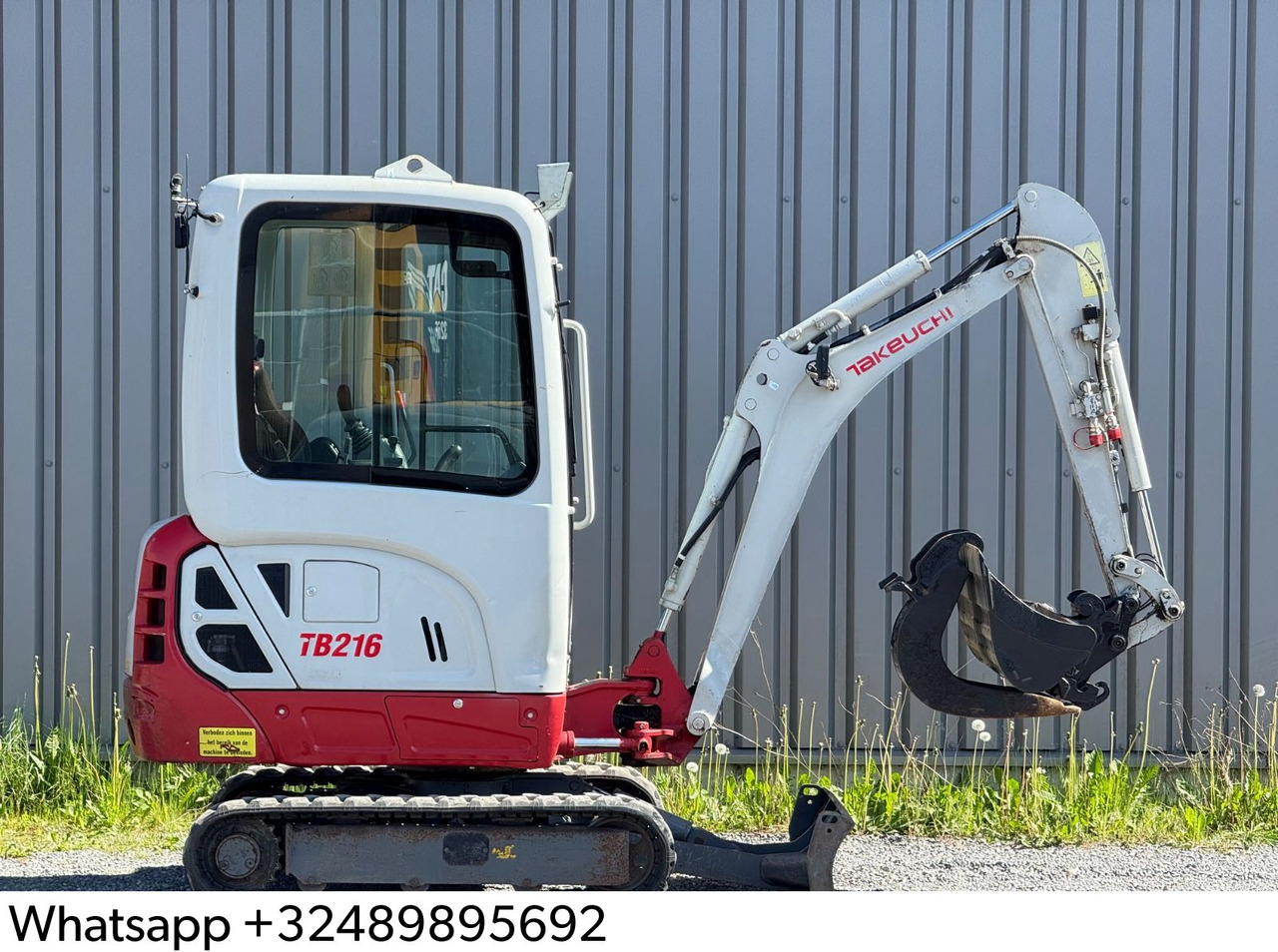 Takeuchi TB216 - Minikoparka: zdjęcie 1 Takeuchi TB216 - Minikoparka: zdjęcie 1