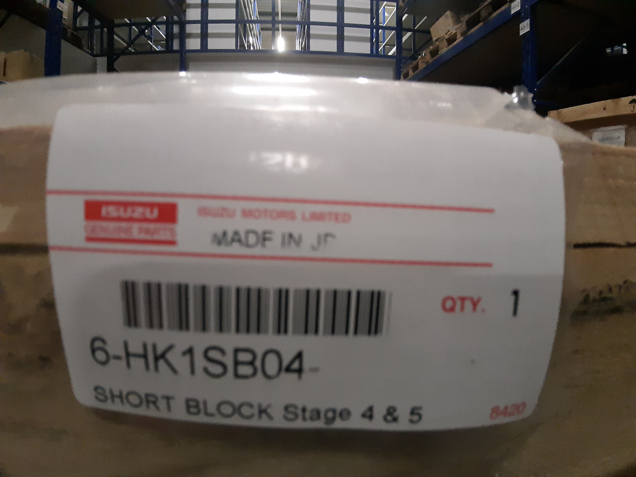 Isuzu NEW SHORT BLOCK 6HK1 TIER 4 / STAGE 4 / TIER 5 / Stage 5 - Silnik do Koparek: zdjęcie 1 Isuzu NEW SHORT BLOCK 6HK1 TIER 4 / STAGE 4 / TIER 5 / Stage 5 - Silnik do Koparek: zdjęcie 1