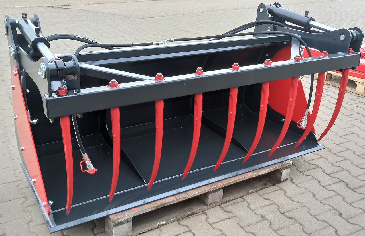 METAL-TECHNIK Krokodilschaufel / Manure grab godet / Grappin à fumier / Benna coccodrillo / Ковш-захват / Łyżko-krokodyl 2 m - Łyżka do Łyżek: zdjęcie 1 METAL-TECHNIK Krokodilschaufel / Manure grab godet / Grappin à fumier / Benna coccodrillo / Ковш-захват / Łyżko-krokodyl 2 m - Łyżka do Łyżek: zdjęcie 1