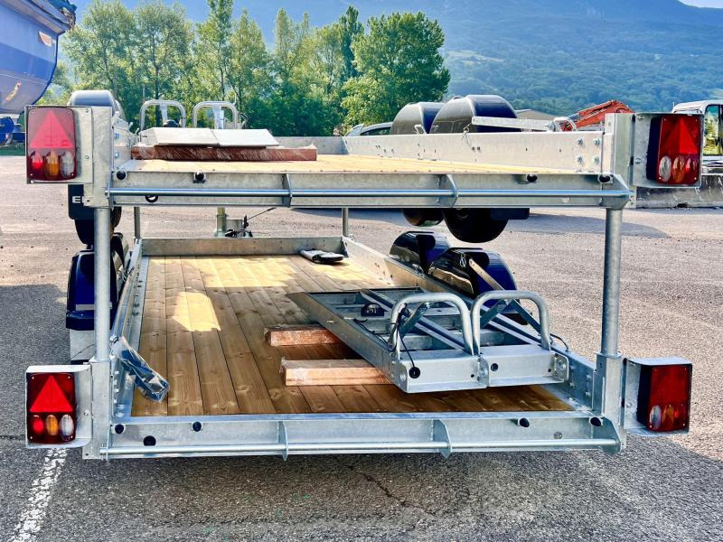 Ecim E350AF REMORQUE PORTE ENGINS 2 ESSIEUX 3T5 NEUVE - Przyczepa do przewozu samochodów: zdjęcie 4 Ecim E350AF REMORQUE PORTE ENGINS 2 ESSIEUX 3T5 NEUVE - Przyczepa do przewozu samochodów: zdjęcie 4