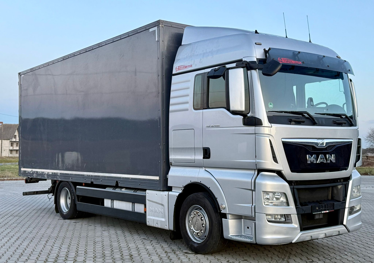 MAN TGX 18.400 / FIRANKA / KONTENER / NISKI PRZEBIEG / EURO 6 / AUTOMAT / SYPIALKA / 2016 ROK - Samochód ciężarowy plandeka: zdjęcie 1 MAN TGX 18.400 / FIRANKA / KONTENER / NISKI PRZEBIEG / EURO 6 / AUTOMAT / SYPIALKA / 2016 ROK - Samochód ciężarowy plandeka: zdjęcie 1