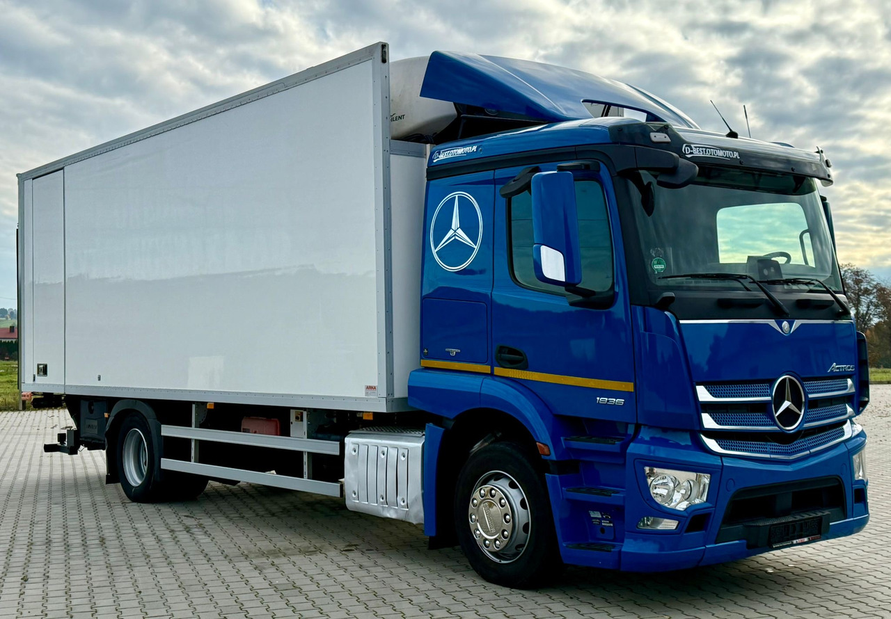 MERCEDES-BENZ ACTROS 1836 / CHŁODNIA / WINDA / 18 PALET / SILNIK 10677 cm3 / CARRIER / SYPIALKA / AUTOMAT / 2018 ROK - Samochód ciężarowy chłodnia: zdjęcie 1 MERCEDES-BENZ ACTROS 1836 / CHŁODNIA / WINDA / 18 PALET / SILNIK 10677 cm3 / CARRIER / SYPIALKA / AUTOMAT / 2018 ROK - Samochód ciężarowy chłodnia: zdjęcie 1