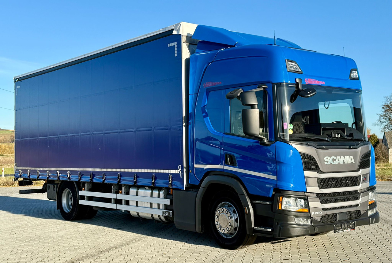 SCANIA P280 / FIRANKA / 20 EUROPALET / SYPIALKA / SILNIK 6 / AUTOMAT - Samochód ciężarowy plandeka: zdjęcie 1 SCANIA P280 / FIRANKA / 20 EUROPALET / SYPIALKA / SILNIK 6 / AUTOMAT - Samochód ciężarowy plandeka: zdjęcie 1