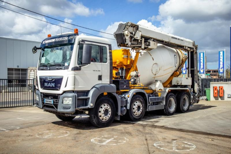 MAN TGS 32.400BB+LIEBHERR 8M³+BAND/TAPIS 16m - Betonomieszarka: zdjęcie 2 MAN TGS 32.400BB+LIEBHERR 8M³+BAND/TAPIS 16m - Betonomieszarka: zdjęcie 2