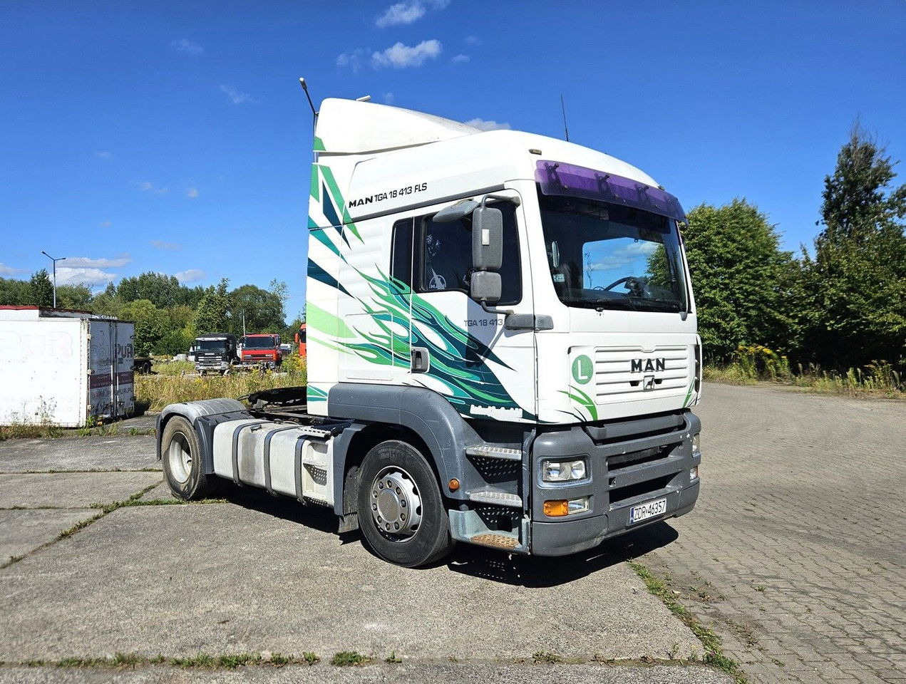 MAN 18.413 FLS - Manual pump and injectors, Intarder, Airco - Ciągnik siodłowy: zdjęcie 2 MAN 18.413 FLS - Manual pump and injectors, Intarder, Airco - Ciągnik siodłowy: zdjęcie 2
