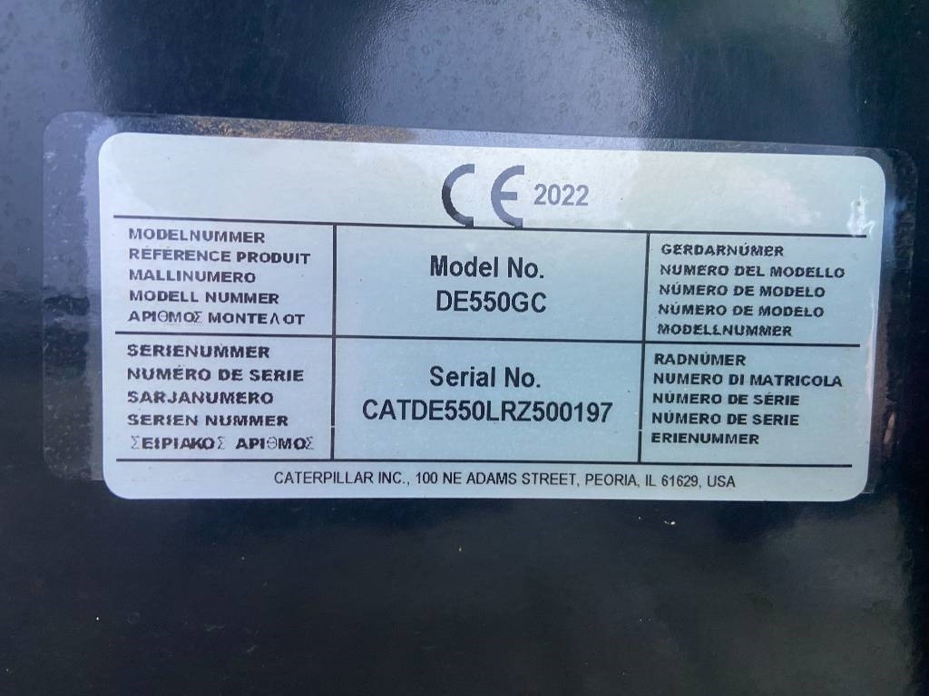 Nowy Generator budowlany CAT DE550GC - 550 kVA Stand-by Generator - DPX-18221: zdjęcie 18 Nowy Generator budowlany CAT DE550GC - 550 kVA Stand-by Generator - DPX-18221: zdjęcie 18