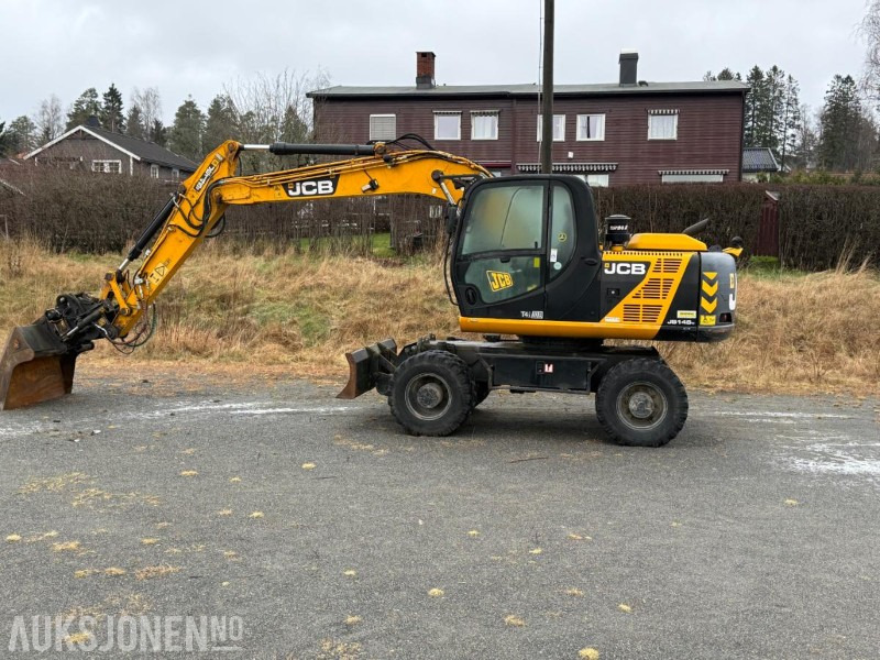 2014 JCB JS145W T4 Hjulgraver - KUN 9.216 arbeidstimer! ENGCON Rototilt, SERTIFISERT! 3 skuffer, sentralsmøring og hurtigkobling, - Koparka: zdjęcie 1 2014 JCB JS145W T4 Hjulgraver - KUN 9.216 arbeidstimer! ENGCON Rototilt, SERTIFISERT! 3 skuffer, sentralsmøring og hurtigkobling, - Koparka: zdjęcie 1