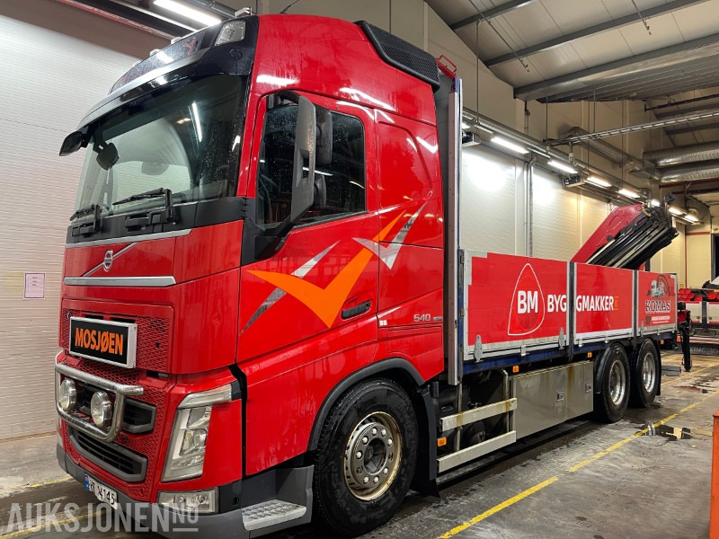 2014 Volvo FH540 6X2 Planbil med HMF 2120 kran, Eu godkjent til 31.05.2026 - Samochod ciężarowy z HDS: zdjęcie 2 2014 Volvo FH540 6X2 Planbil med HMF 2120 kran, Eu godkjent til 31.05.2026 - Samochod ciężarowy z HDS: zdjęcie 2