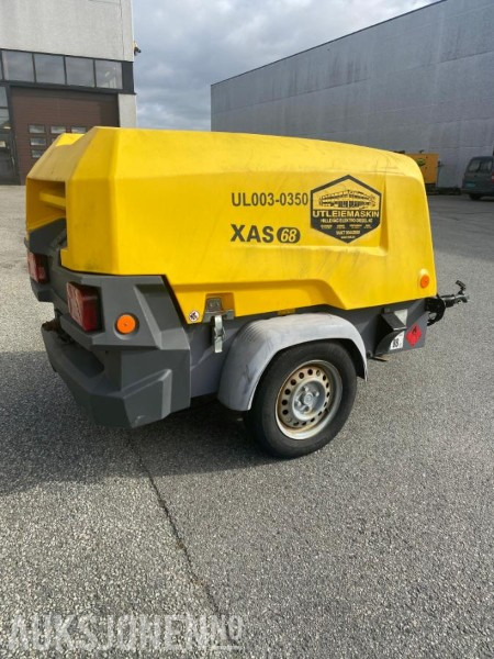 Wiertnica 2016 Atlas Copco XAS 68KD luftkompressor - 1367 timer.: zdjęcie 1
