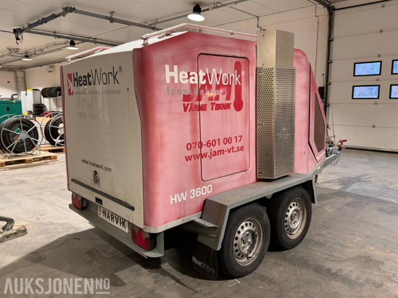 2010 HeatWork HW 3600 Mobilt varmekraftverk med diverse matter og 5 stk CliWi air systems 300 - Osprzęt do Maszyn budowlanych: zdjęcie 4 2010 HeatWork HW 3600 Mobilt varmekraftverk med diverse matter og 5 stk CliWi air systems 300 - Osprzęt do Maszyn budowlanych: zdjęcie 4