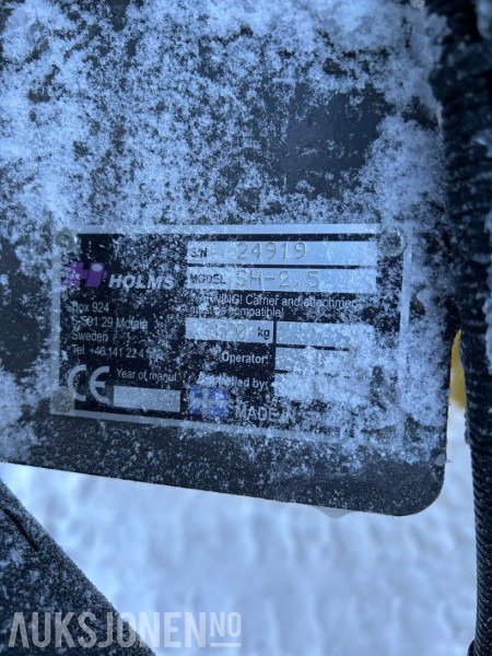 2021 Holms SH 2,5 - Åpen kost til hjullaster - Osprzęt do Maszyn budowlanych: zdjęcie 5 2021 Holms SH 2,5 - Åpen kost til hjullaster - Osprzęt do Maszyn budowlanych: zdjęcie 5