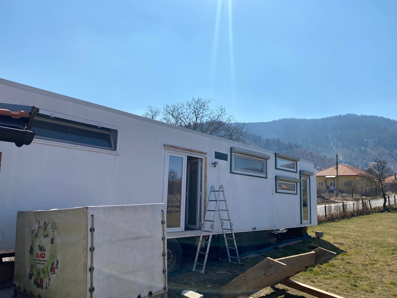 Krone Semiremorca casa mobila Complet Utilata - Kontener budowlany: zdjęcie 4 Krone Semiremorca casa mobila Complet Utilata - Kontener budowlany: zdjęcie 4