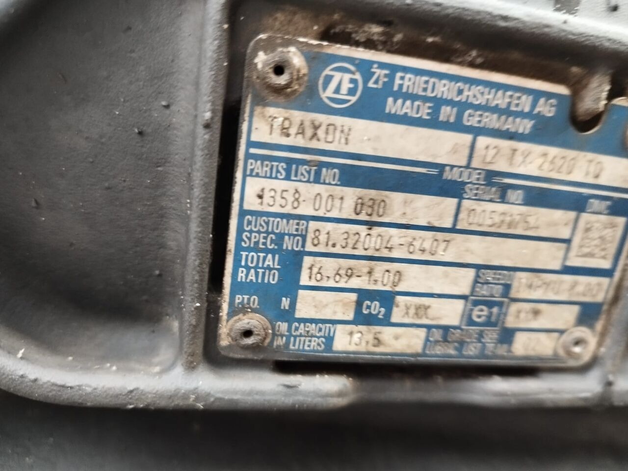 ZF Traxon 12TX2620TD MAN TGX truck - Skrzynia biegów do Samochodów ciężarowych: zdjęcie 1 ZF Traxon 12TX2620TD MAN TGX truck - Skrzynia biegów do Samochodów ciężarowych: zdjęcie 1