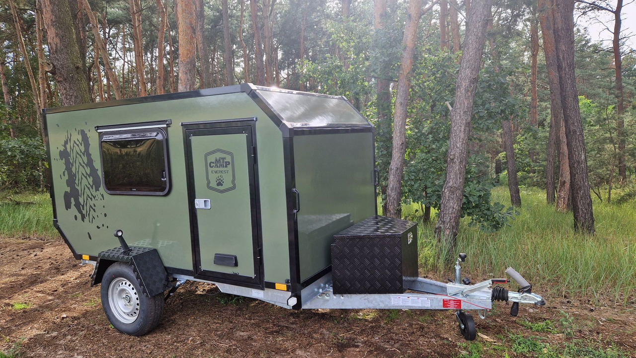 Przyczepa Off-ROAD Wyprawowa kemingowa terenowa Everest MT-CAMP Olive - Przyczepa samochodowa: zdjęcie 1 Przyczepa Off-ROAD Wyprawowa kemingowa terenowa Everest MT-CAMP Olive - Przyczepa samochodowa: zdjęcie 1