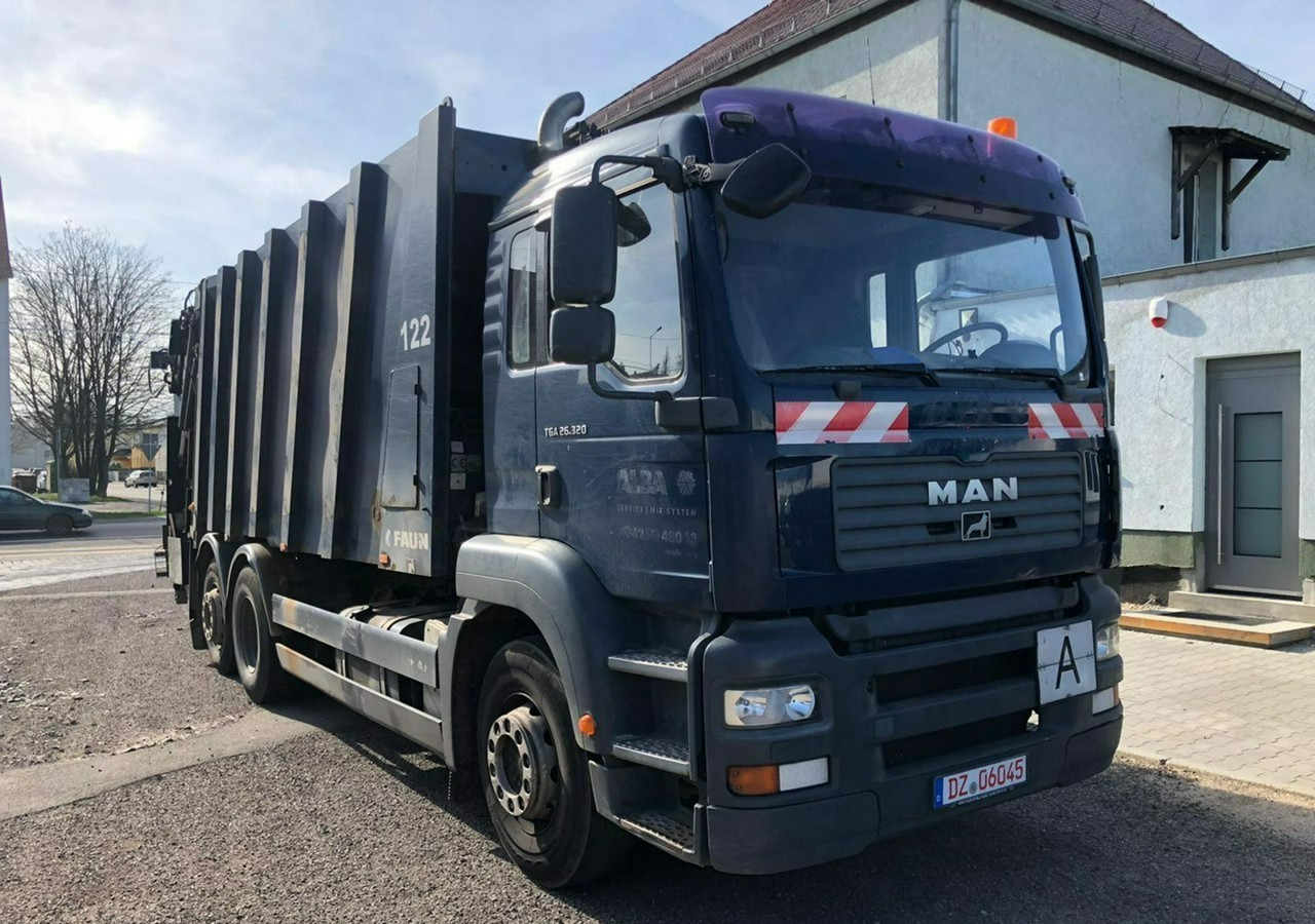 MAN Inny MAN TGA 26.320 Śmieciarka Powerpress 525 FAUN 2008 - Śmieciarka: zdjęcie 2 MAN Inny MAN TGA 26.320 Śmieciarka Powerpress 525 FAUN 2008 - Śmieciarka: zdjęcie 2