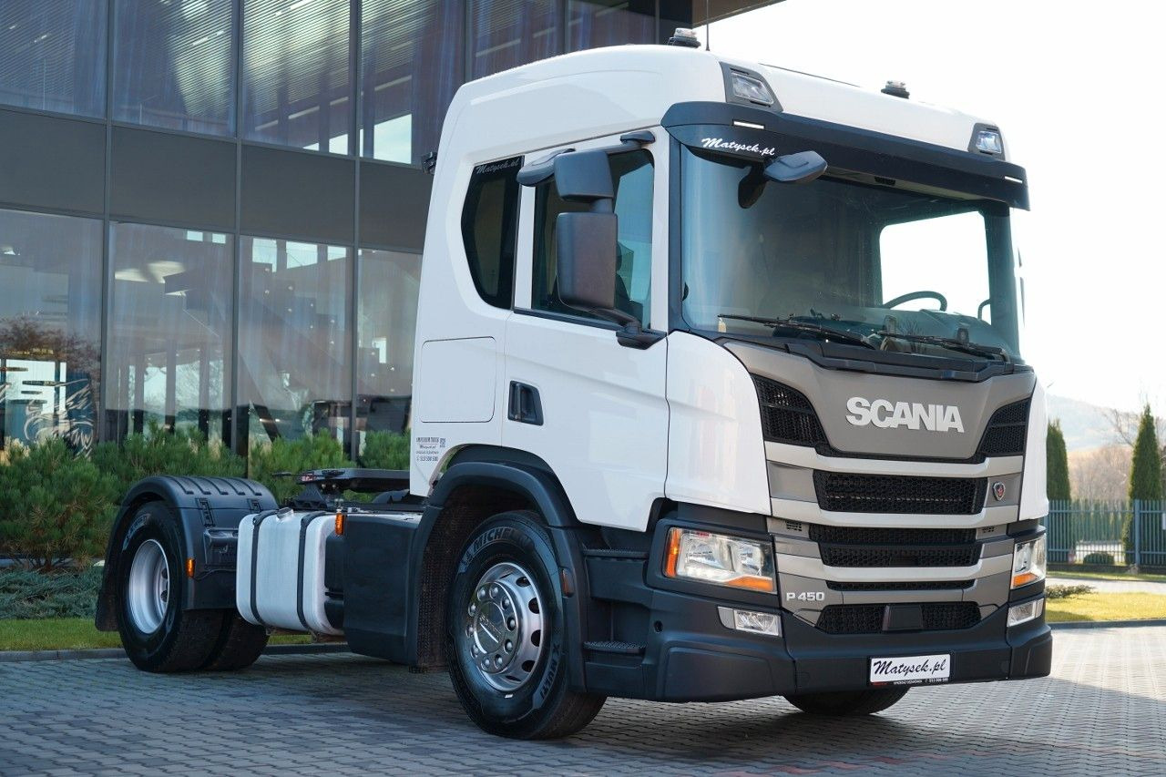 Scania P 450 / RETARDER / HYDRAULIKA / NISKA KABINA - Ciągnik siodłowy: zdjęcie 4 Scania P 450 / RETARDER / HYDRAULIKA / NISKA KABINA - Ciągnik siodłowy: zdjęcie 4