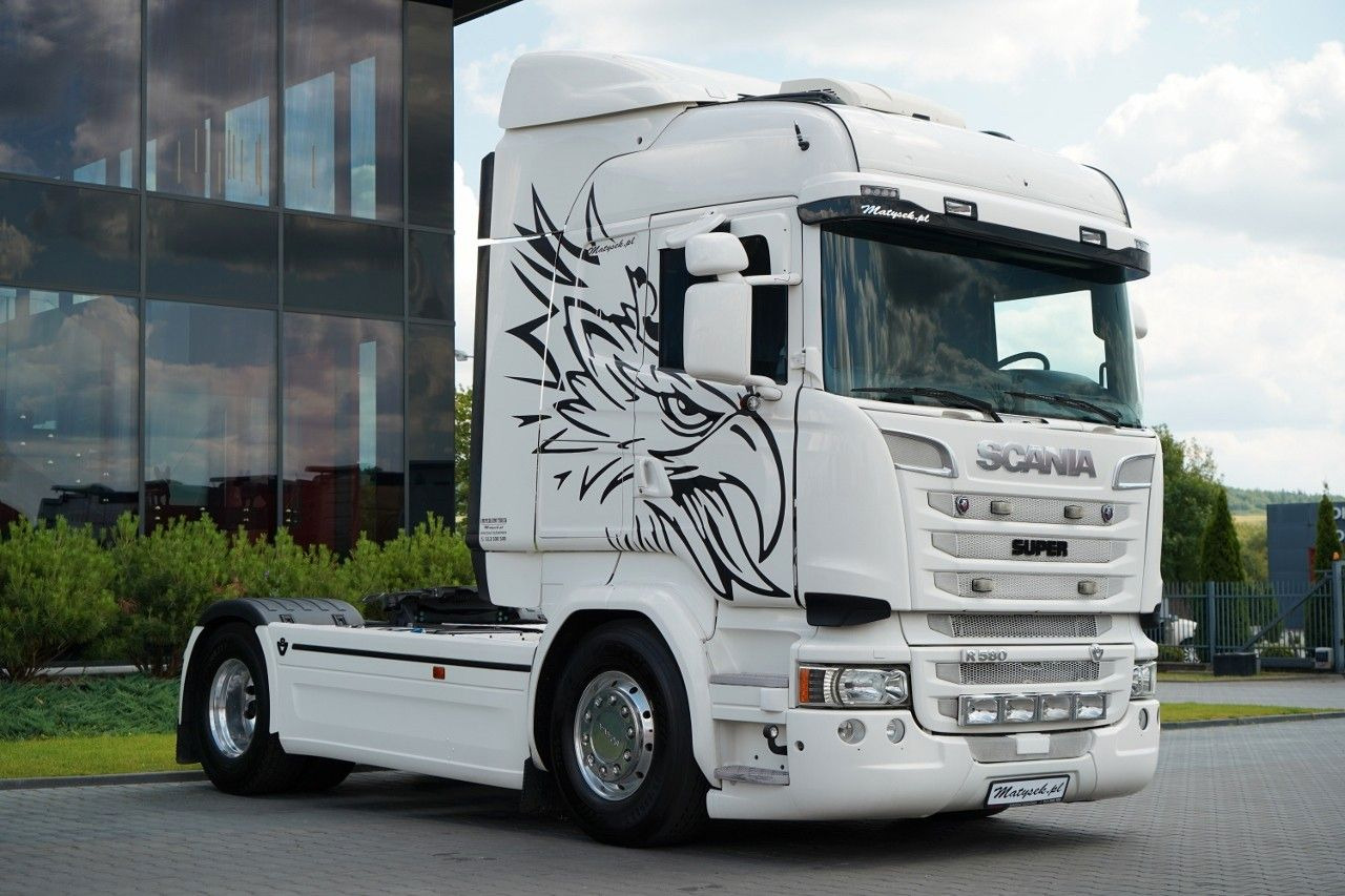 Scania R 580 / V8 / RETARDER / CAŁA NA PODUSZKACH - Ciągnik siodłowy: zdjęcie 1 Scania R 580 / V8 / RETARDER / CAŁA NA PODUSZKACH - Ciągnik siodłowy: zdjęcie 1