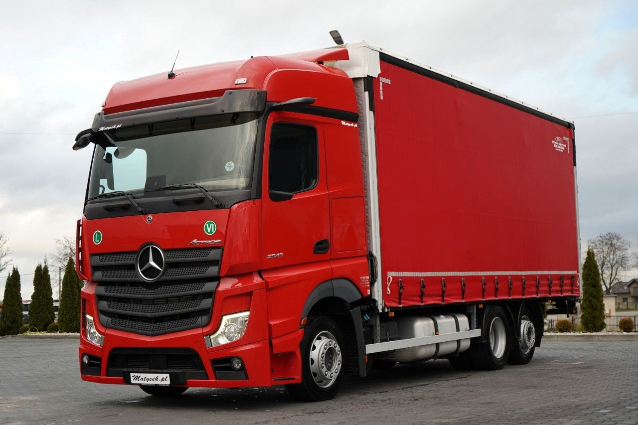 Mercedes-Benz ACTROS / 2545 / SOLÓWKA / 6x2 / I-PARK COOL / - Samochód ciężarowy plandeka: zdjęcie 1 Mercedes-Benz ACTROS / 2545 / SOLÓWKA / 6x2 / I-PARK COOL / - Samochód ciężarowy plandeka: zdjęcie 1