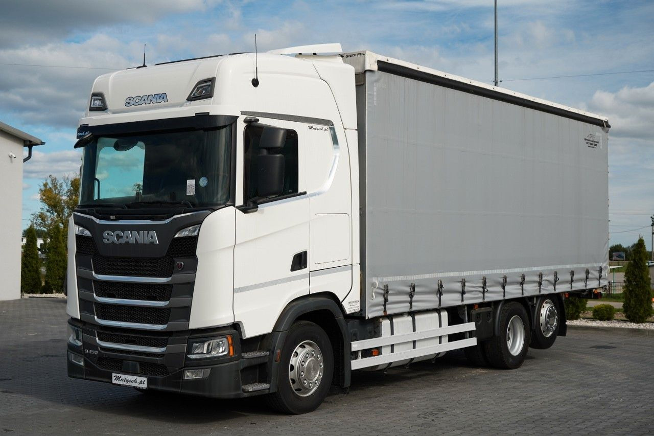 Scania S 450 / SOLÓWKA / 6X2 / OŚ PODNOSZONA / 2019 / - Samochód ciężarowy plandeka: zdjęcie 2 Scania S 450 / SOLÓWKA / 6X2 / OŚ PODNOSZONA / 2019 / - Samochód ciężarowy plandeka: zdjęcie 2