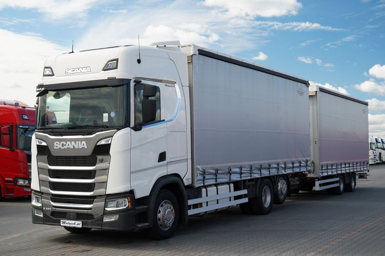 Scania S 450 / ZESTAW TANDEM / 120 M3 / I-PARK COOL Scania S 450 / ZESTAW TANDEM / 120 M3 / PO KONTRAKCIE S - Samochód ciężarowy plandeka: zdjęcie 4 Scania S 450 / ZESTAW TANDEM / 120 M3 / I-PARK COOL Scania S 450 / ZESTAW TANDEM / 120 M3 / PO KONTRAKCIE S - Samochód ciężarowy plandeka: zdjęcie 4